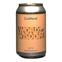 CoolHead - Words Of Wisdom - 4.9% - 33cl - Can