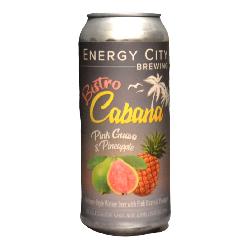 Energy City - Bistro Cabana Pink Guava Pineapple - 6.5% - 47.3cl - Can