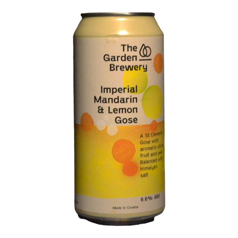 The Garden Brewery - Imperial Mandarin Lemon Gose - 6.6% - 44cl - Can