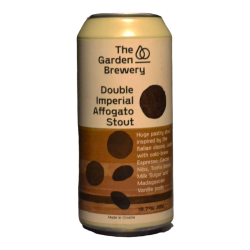 The Garden Brewery - Double Imperial Affogato Stout - 10.7% - 44cl - Can
