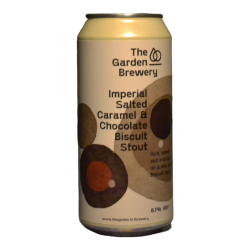 The Garden Brewery - Imperial Salted Caramel Chocolate Biscuit Stout - 8.1% - 44cl - Can
