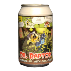 Uiltje Brewing Company - Dr Raptor Oak Aged - 9.3% - 33cl - Can