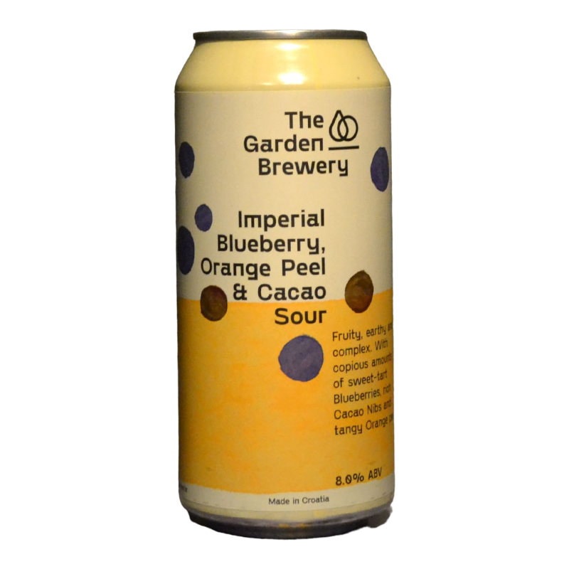 The Garden Brewery - Imperial Blueberry Orange Peel Cacao Sour - 8% - 44cl - Can