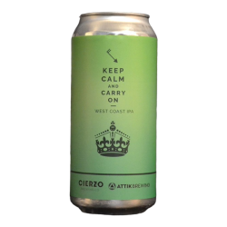 Cierzo - Attik - Keep Calm and Carry on  - 6% - 44cl - Can
