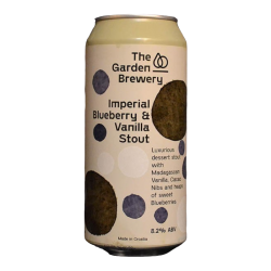 The Garden Brewery  - Imperial Blueberry & Vanilla Stout - 8,2% - 44cl - Can