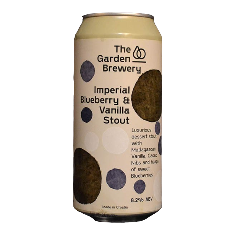 The Garden Brewery  - Imperial Blueberry & Vanilla Stout - 8,2% - 44cl - Can