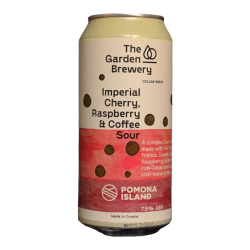 The Garden Brewery  - Ponoma - Imperial Cherry, Raspberry, & Coffee Sour - 7,5% - 44cl - Can