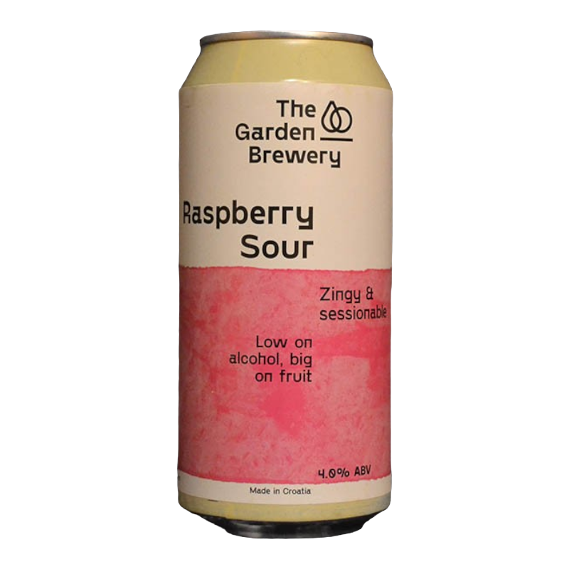 The Garden Brewery  - Raspberry Sour - 4,0% - 44cl - Can