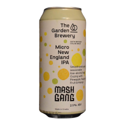 The Garden Brewery  - Mash Gang - Micro New England IPA - 2,5% - 44cl - Can