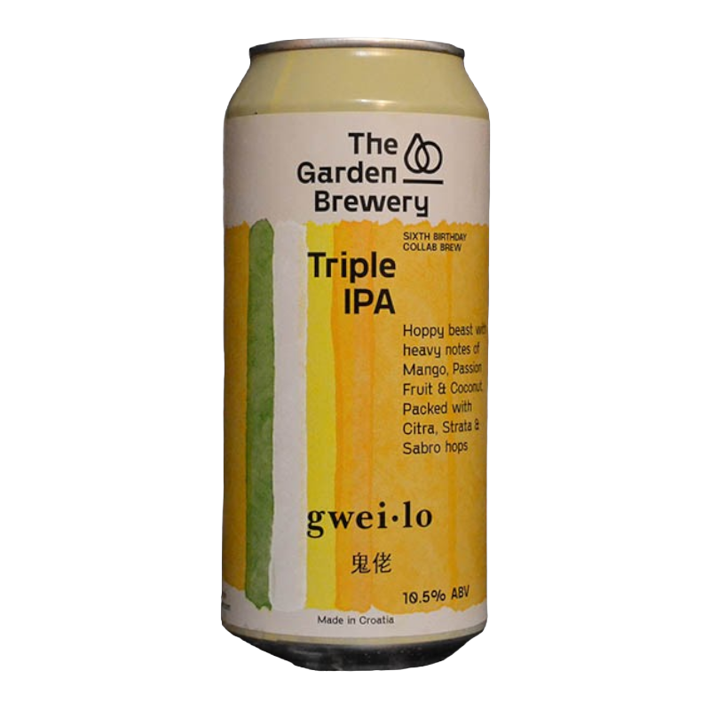 The Garden Brewery  - Gweilo - Triple IPA - 10,5% - 44cl - Can