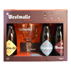 Westmalle - Coffret 6 bières + 1 verres