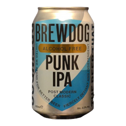 BrewDog - Punk AF Sans Alcool - 0.5% - 33cl - Can