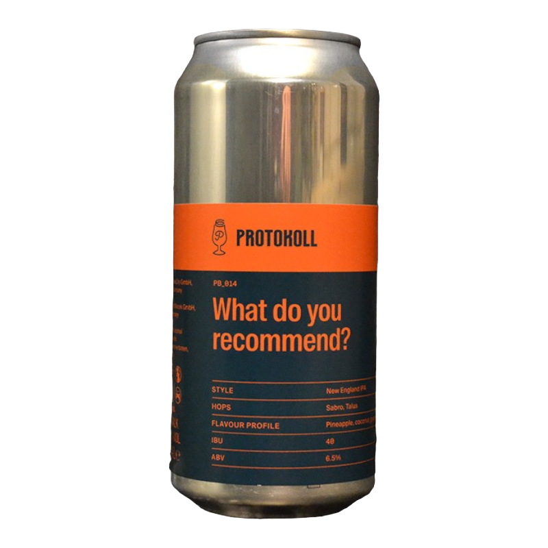 Protokoll - What do you Recommend - 6.5% - 44cl - Can