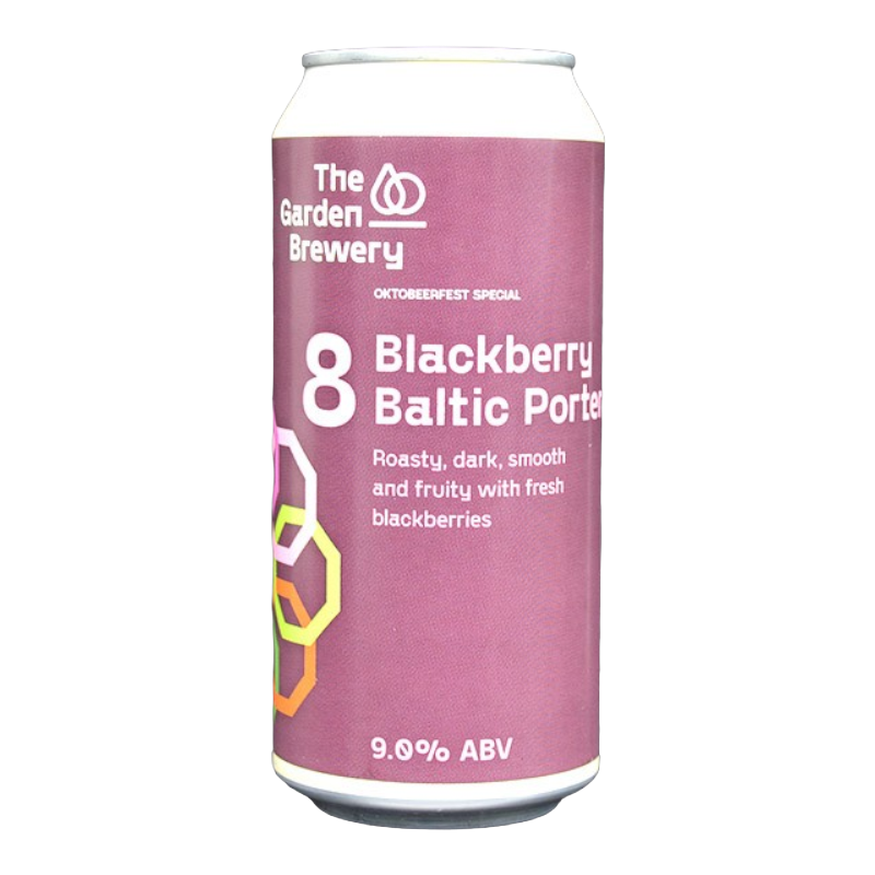 The Garden Brewery  - Blackberry Baltic Porter - 9,0% - 44cl - Can