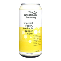 The Garden Brewery - Imperial Peach Vanilla Ginger Sour - 7.7% - 44cl - Can