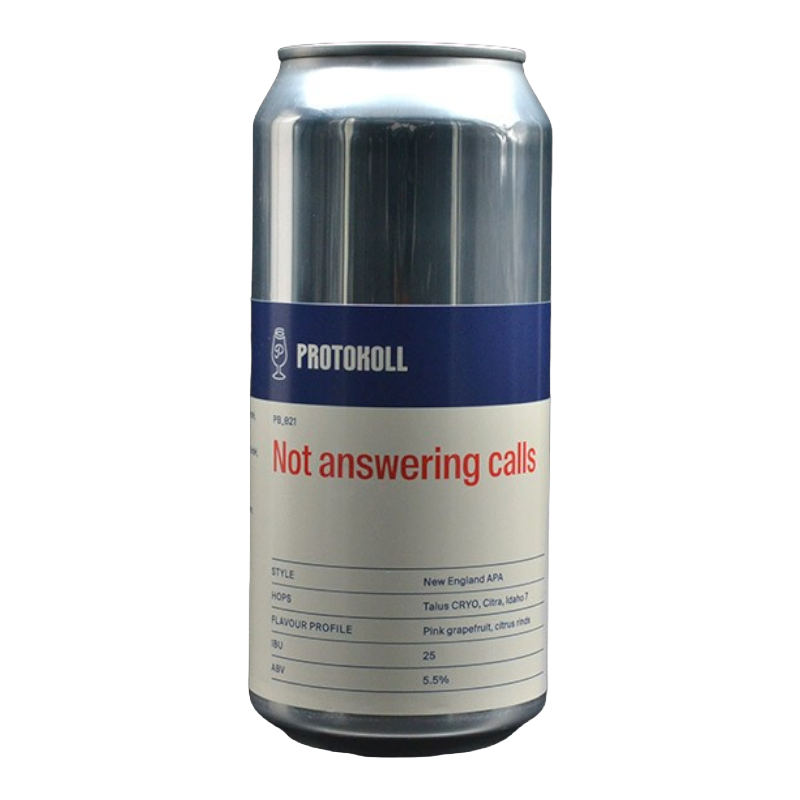Protokoll - Not Answering Calls - 5.5% - 44cl - Can