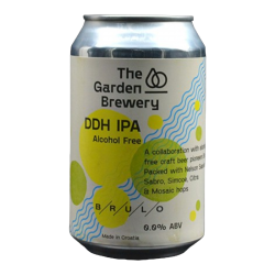 The Garden Brewery - BRULO - Alcohol-Free DDH IPA - 0% - 33cl - Can