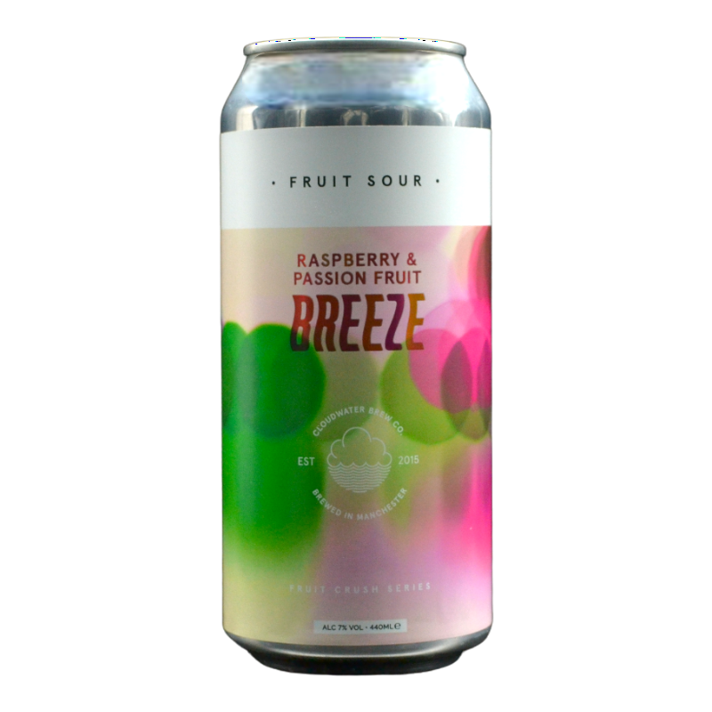 Cloudwater - Raspberry and Passion Fruit Breeze - 7% - 44cl - Can