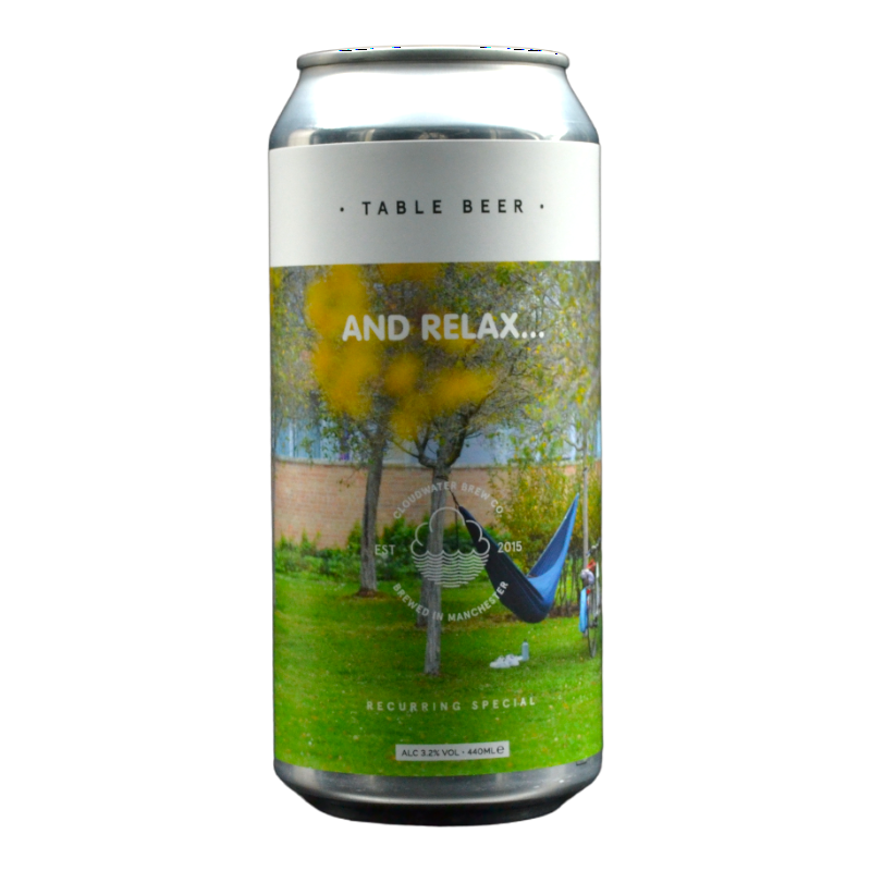 Cloudwater - And Relax - 3.2% - 44cl - Can