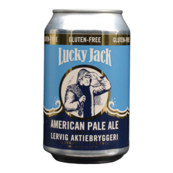 Lervig - Lucky Jack Gluten Free - 4.7% - 33cl - Can