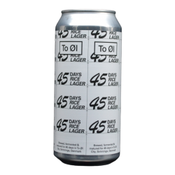 To Ol - 45 Days Rice Lager - 5% - 44cl - Can