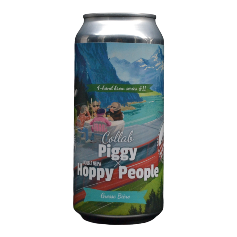 The Piggy Brewing - Hoppy People - Collab Piggy x Hoppy People - 8% - 44cl - Can