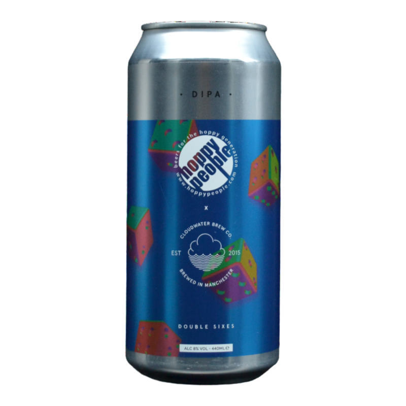 Cloudwater - Hoppy People - Double Sixes - 8% - 44cl - Can