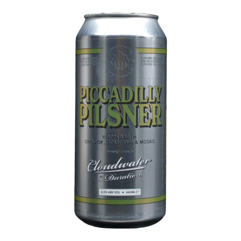 Cloudwater - Duration - Piccadilly Pilsner - 4.2% - 44cl - Can