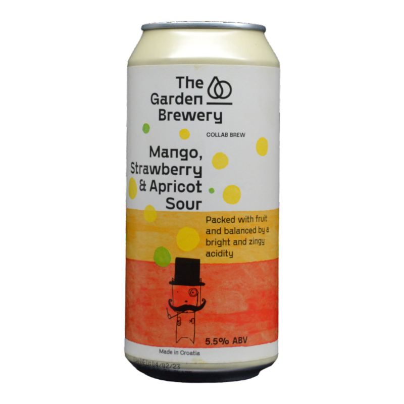 The Garden Brewery - Brewski - Mango Strawberry and Apricot Sour - 5.5% - 44cl - Can