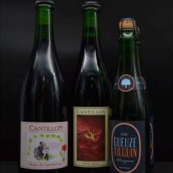 Cantillon - Tilquin - Coffret Cantillon Sang Bleu - 2x75cl + 2x37.5cl - Bte