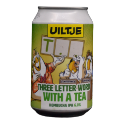 Uiltje Brewing Company - Three Letter Word with a Tea - 6% - 44cl - Can