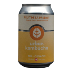 Urban Kombucha - Fruit de la Passion - 0% - 33cl - Can