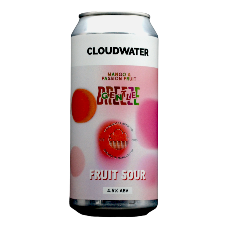 Cloudwater - Gentle Breeze Mango and Passion Fruit - 4.5% - 44cl - Can