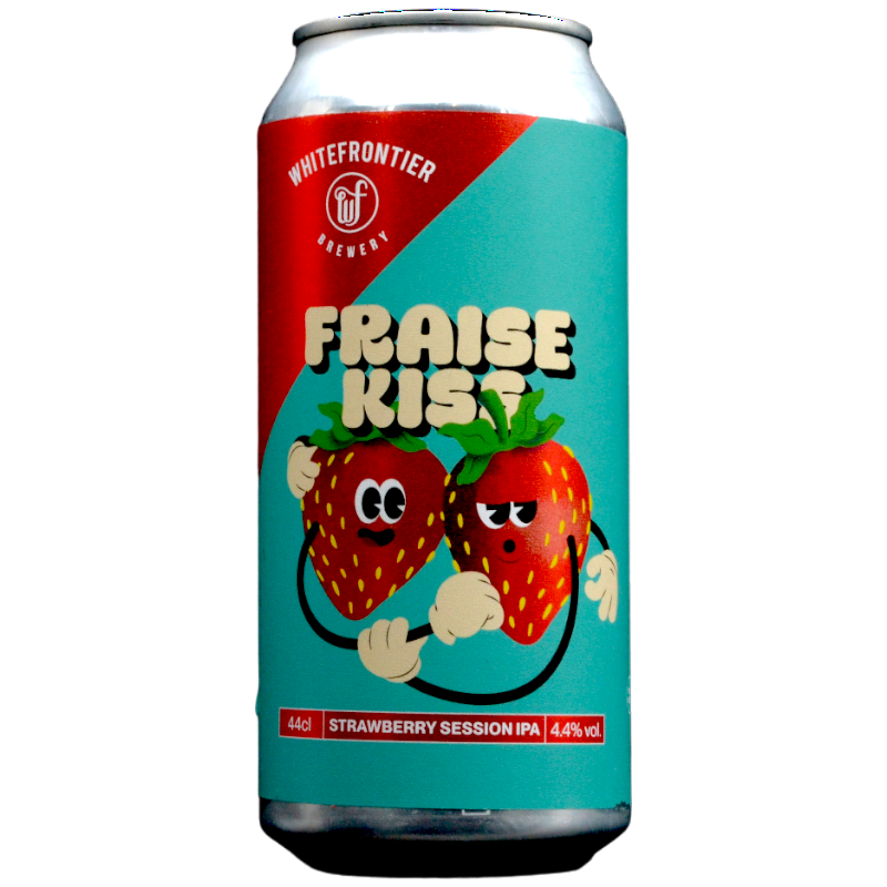 White Frontier - Fraise Kiss - 4.4% - 44cl - Can