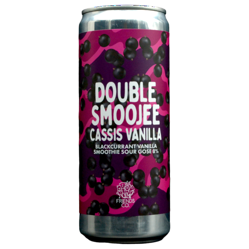 Friends Company - Double Smoojee Cassis Vanilla - 8% - 33cl - Can