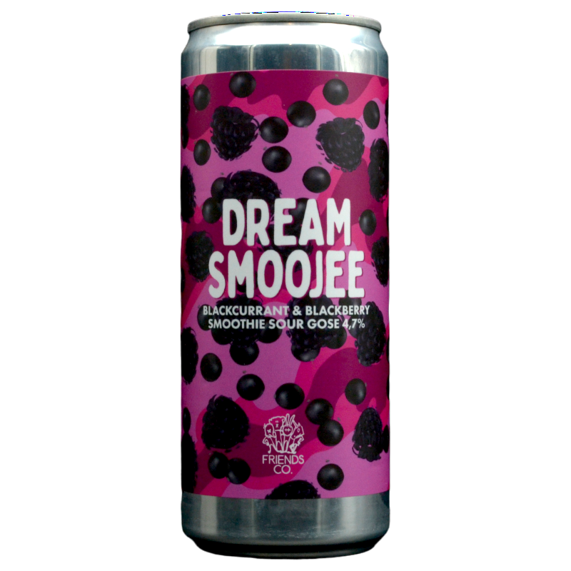 Friends Company - Dream Smoojee Blackcurrant & Blackberry - 4.7% - 33cl - Can