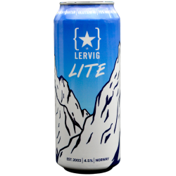 Lervig - Lite Pilsner - 4.6% - 50cl - Can