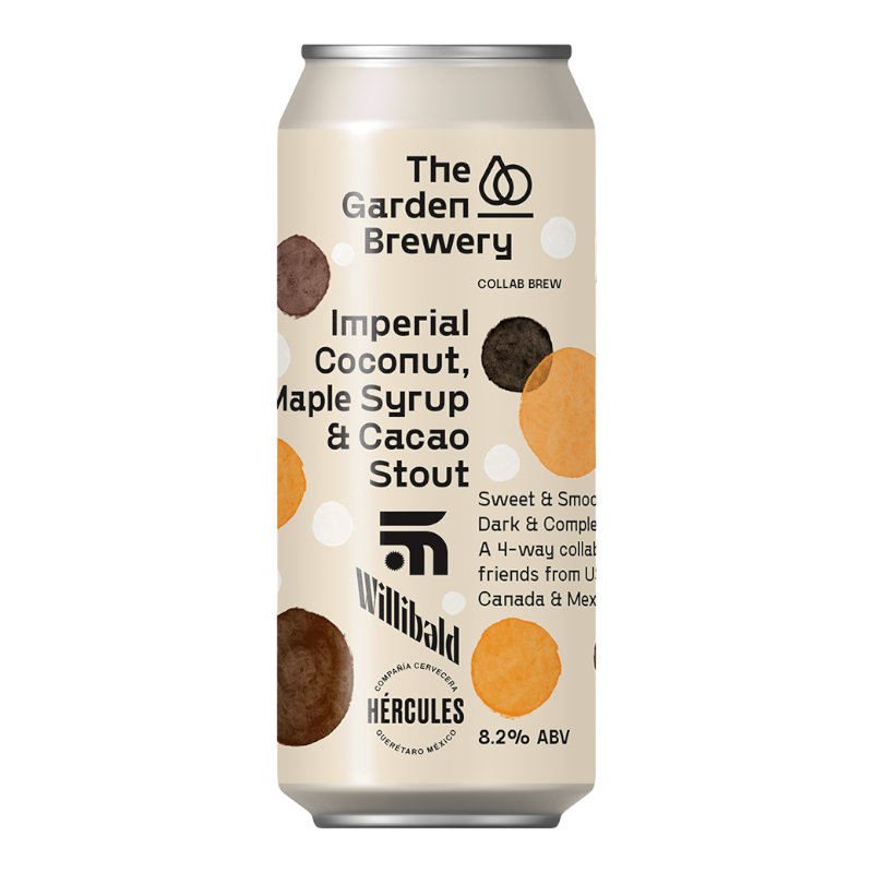 The Garden / Hercules -  Imperial Coconut, Maple Syrup & Cacao Stout - 8.2% - 44cl - Can