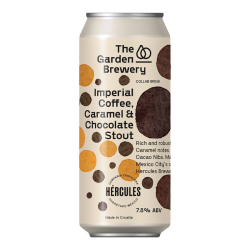 The Garden / Hercules - Imperial Coffee, Caramel & Chocolate Stout - 7.8% - 44cl - Can