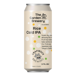 The Garden / CraftRock - Rice Cold IPA - 6.1% - 44cl - Can