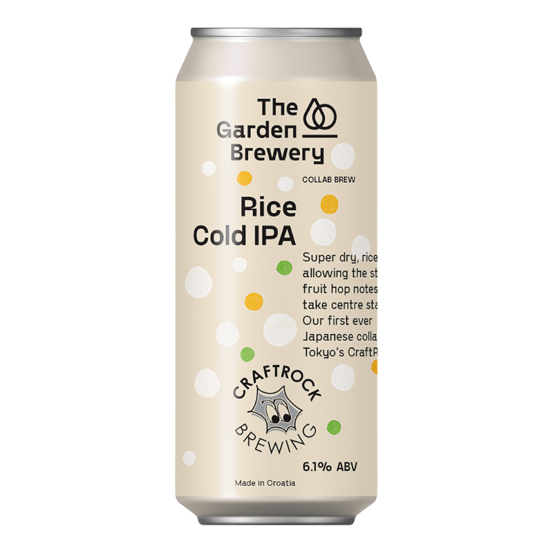 The Garden / CraftRock - Rice Cold IPA - 6.1% - 44cl - Can