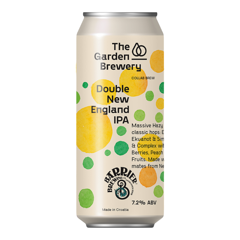 The Garden / Barrier - Double New England IPA - 7.2% - 44cl - Can