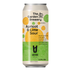 The Garden / Vetra - Apricot & Lime Sour - 5.2% - 44cl - Can