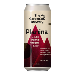 The Garden Brewery - Planina - Double Imperial Affogato Stout - 10.3% - 44cl - Can