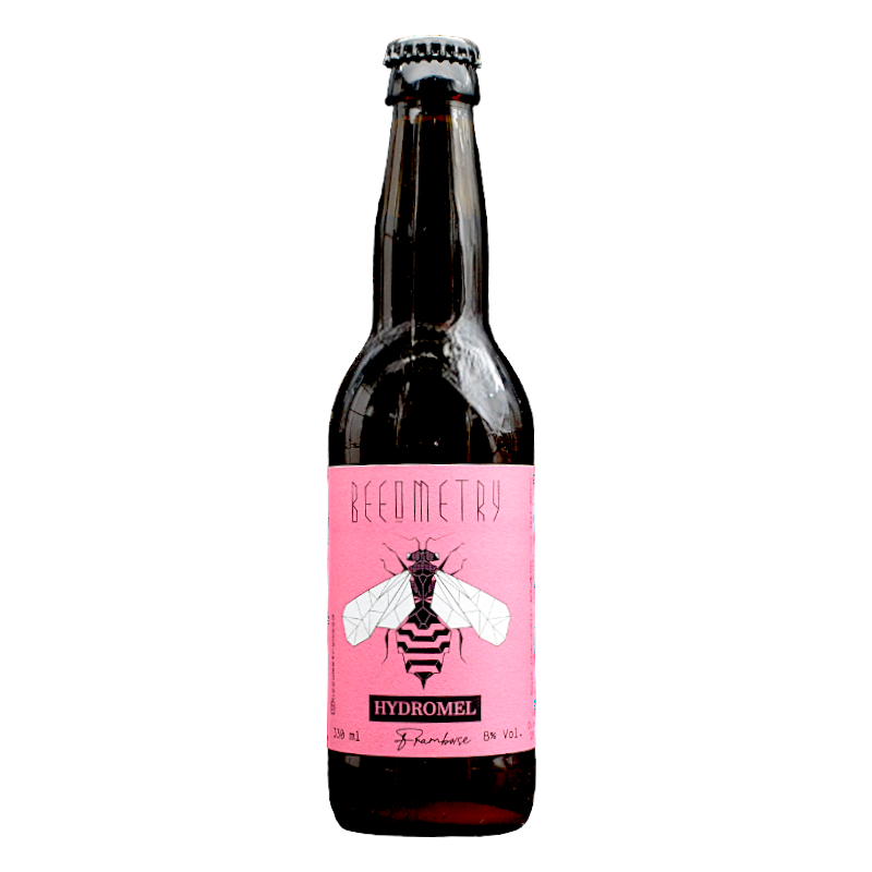 Beeometry - Hydromel Framboise - 8% - 33cl - Bte