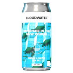 Cloudwater - No-Space in the New World - 5% - 44cl - Can