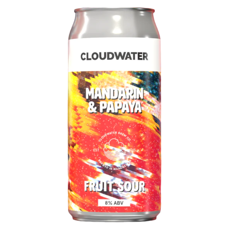 Cloudwater - Mandarin & Papaya - 8% - 44cl - Bte